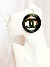 Load image into Gallery viewer, CHANEL MASSIVE MIRROR VERY RARE EARRINGS 1990