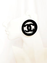 Load image into Gallery viewer, CHANEL MASSIVE MIRROR VERY RARE EARRINGS 1990