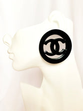 Load image into Gallery viewer, CHANEL MASSIVE MIRROR VERY RARE EARRINGS 1990