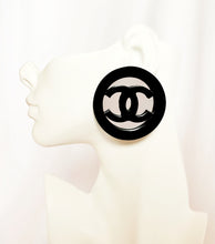 Load image into Gallery viewer, CHANEL MASSIVE MIRROR VERY RARE EARRINGS 1990