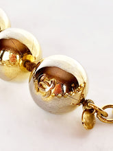 Load image into Gallery viewer, CHANEL LOGO LOVER JUMBO BALL NECKLACE AND EARRING DEMI-PARURE SET