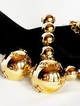 Load image into Gallery viewer, CHANEL LOGO LOVER JUMBO BALL NECKLACE AND EARRING DEMI-PARURE SET