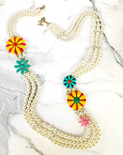 Load image into Gallery viewer, CHANEL SPECTACULAR MASSIVE DAISY PEARL XXL SAUTOIR NECKLACE 2016