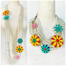 Load image into Gallery viewer, CHANEL SPECTACULAR MASSIVE DAISY PEARL XXL SAUTOIR NECKLACE 2016