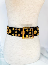 Load image into Gallery viewer, CHANEL INCREDIBLE 81 COIN GILT MEDALLION VINTAGE BELT 35 inch