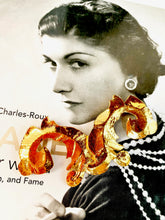 Load image into Gallery viewer, CHANEL MASSIVE GILT ACANTHUS LEAF SCROLL BROOCH COLLECTION 24 1991 HIGH POLISH