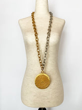 Load image into Gallery viewer, CHANEL MASSIVE GILT MEDALLION TWO-TONE NECKLACE