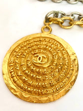 Load image into Gallery viewer, CHANEL MASSIVE GILT MEDALLION TWO-TONE NECKLACE