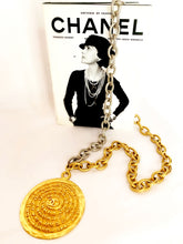 Load image into Gallery viewer, CHANEL MASSIVE GILT MEDALLION TWO-TONE NECKLACE