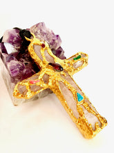 Load image into Gallery viewer, CHANEL RARE ROBERT GOOSSENS MASSIVE GRIPOIX AND ROSE QUARTZ PENDANT NECKLACE