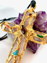 Load image into Gallery viewer, CHANEL RARE ROBERT GOOSSENS MASSIVE GRIPOIX AND ROSE QUARTZ PENDANT NECKLACE