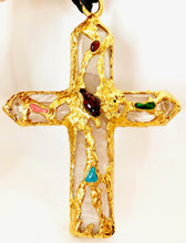 Load image into Gallery viewer, CHANEL RARE ROBERT GOOSSENS MASSIVE GRIPOIX AND ROSE QUARTZ PENDANT NECKLACE