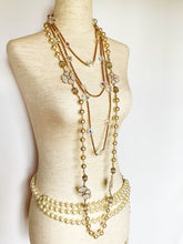Load image into Gallery viewer, CHANEL EXCEPTIONAL GRIPOIX POURED GLASS CAMELLIA PEARL SAUTOIR