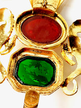 Load image into Gallery viewer, MAGNIFICENT RARE CHANEL HAUTE COUTURE 1990 GRIPOIX SEAHORSE 7" BROOCH