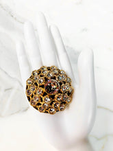 Load image into Gallery viewer, CHANEL SPECTACULAR JEWEL OF THE 1980s DOMED CRYSTAL BROOCH