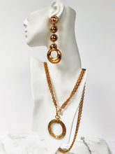 Load image into Gallery viewer, CHANEL VINTAGE XXL DOUBLE CHAIN LOUPE MAGNIFYING NECKLACE