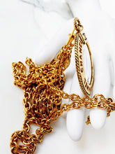 Load image into Gallery viewer, CHANEL VINTAGE XXL DOUBLE CHAIN LOUPE MAGNIFYING NECKLACE