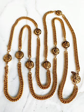 Load image into Gallery viewer, CHANEL VINTAGE CC LION MEDALLION COINS XXL NECKLACE