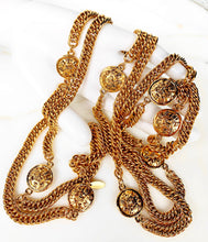 Load image into Gallery viewer, CHANEL VINTAGE CC LION MEDALLION COINS XXL NECKLACE