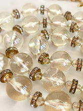 Load image into Gallery viewer, CHANEL VINTAGE HOLOGRAPHIC CRYSTAL RESIN BEAD RUNWAY NECKLACE CHOKER