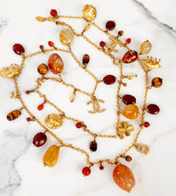 Load image into Gallery viewer, CHANEL INCREDIBLE 46 CHARM LUCKY AMULETS NECKLACE 2001
