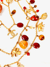 Load image into Gallery viewer, CHANEL INCREDIBLE 46 CHARM LUCKY AMULETS NECKLACE 2001