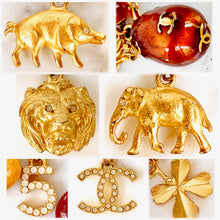 Load image into Gallery viewer, CHANEL INCREDIBLE 46 CHARM LUCKY AMULETS NECKLACE 2001