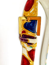 Load image into Gallery viewer, CHANEL SPLENDID & RARE GRIPOIX JEWEL PRINT LARGE WHITE LEATHER HANDBAG