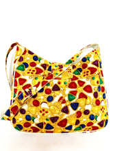 Load image into Gallery viewer, CHANEL SPLENDID & RARE GRIPOIX JEWEL PRINT LARGE WHITE LEATHER HANDBAG