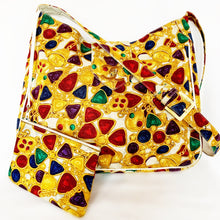 Load image into Gallery viewer, CHANEL SPLENDID & RARE GRIPOIX JEWEL PRINT LARGE WHITE LEATHER HANDBAG