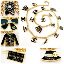 Load image into Gallery viewer, CHANEL RARE 17 HUGE CHARM VINTAGE NECKLACE BELT