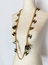 Load image into Gallery viewer, CHANEL RARE 17 HUGE CHARM VINTAGE NECKLACE BELT