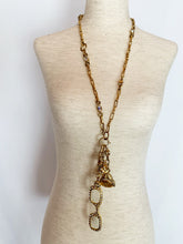 Load image into Gallery viewer, CHANEL MADEMOISELLE MASSIVE COCO EYE GLASSES CRYSTAL CHARMS NECKLACE