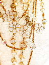 Load image into Gallery viewer, CHANEL EXCEPTIONAL GRIPOIX POURED GLASS CAMELLIA PEARL SAUTOIR