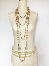 Load image into Gallery viewer, CHANEL EXCEPTIONAL GRIPOIX POURED GLASS CAMELLIA PEARL SAUTOIR