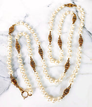 Load image into Gallery viewer, CHANEL XXL MASSIVE GRIPOIX GLASS PEARL NECKLACE OVER 6 ft