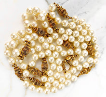 Load image into Gallery viewer, CHANEL XXL MASSIVE GRIPOIX GLASS PEARL NECKLACE OVER 6 ft