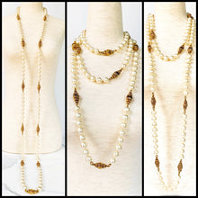 Load image into Gallery viewer, CHANEL XXL MASSIVE GRIPOIX GLASS PEARL NECKLACE OVER 6 ft