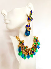 Load image into Gallery viewer, KALINGER PARIS RARE IMPORTANT 1980s NECKLACE AND EARRING SET