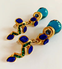 Load image into Gallery viewer, KALINGER PARIS RARE IMPORTANT 1980s NECKLACE AND EARRING SET