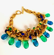 Load image into Gallery viewer, KALINGER PARIS RARE IMPORTANT 1980s NECKLACE AND EARRING SET