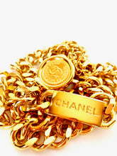 Load image into Gallery viewer, CHANEL CLASSIC GOLDEN MEDALLION CHAIN BELT NECKLACE PRISTINE