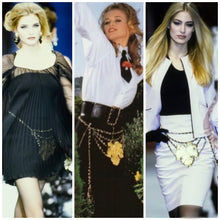 Load image into Gallery viewer, CHANEL IMPORTANT AND ICONIC RUNWAY FIG LEAF BELT NECKLACE 1991