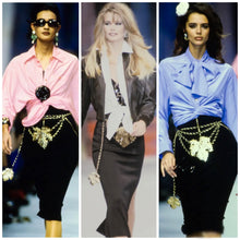 Load image into Gallery viewer, CHANEL IMPORTANT AND ICONIC RUNWAY FIG LEAF BELT NECKLACE 1991