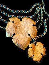 Load image into Gallery viewer, CHANEL IMPORTANT AND ICONIC RUNWAY FIG LEAF BELT NECKLACE 1991