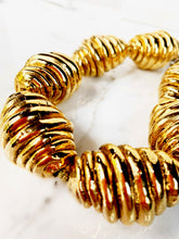 Load image into Gallery viewer, KALINGER MASSIVE VINTAGE 1980s FRENCH CHUNKY SPRIAL RESIN NECKLACE