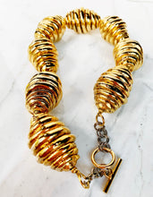 Load image into Gallery viewer, KALINGER MASSIVE VINTAGE 1980s FRENCH CHUNKY SPRIAL RESIN NECKLACE