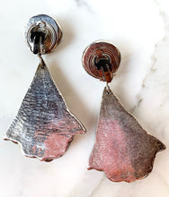 Load image into Gallery viewer, KALINGER VINTAGE 1980s IRIDESCENT CRYSTAL EMBELLISHED EARRINGS