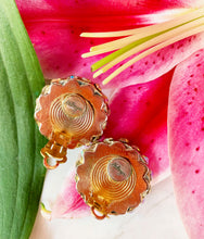 Load image into Gallery viewer, KALINGER VINTAGE 1980s IRIDESCENT CRYSTAL EMBELLISHED EARRINGS