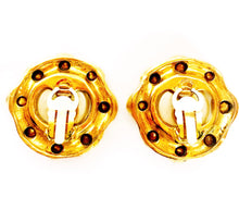 Load image into Gallery viewer, CHANEL GRIPOIX PEARL OVERSIZED CRYSTALS VINTAGE SHOWSTOPPER EARRINGS